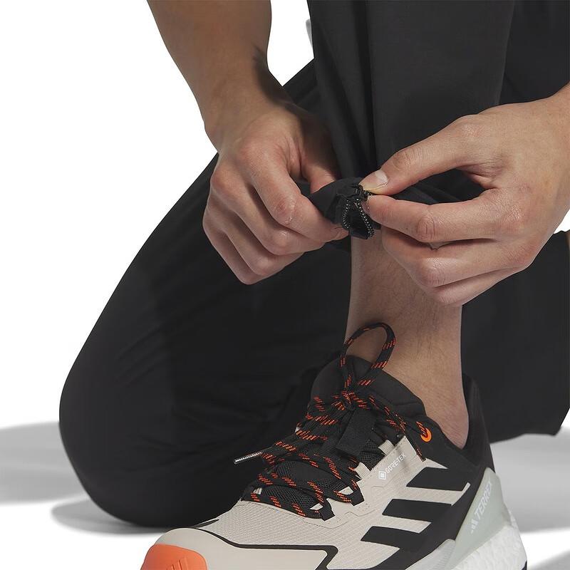 Adidas Adjustable Hem Casual Pants Men Bottoms Black JF4349