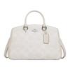 Savannah 36 Logo Coated Canvas Crossbody Tote Bag Large Women Tote Bags White CAL55-SVXU5