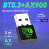 WiFi6 Bluetooth Adapter: Wireless Network Card with 5.3 Driver-Free, 5G Dual-Band, Plug-and-Play.
