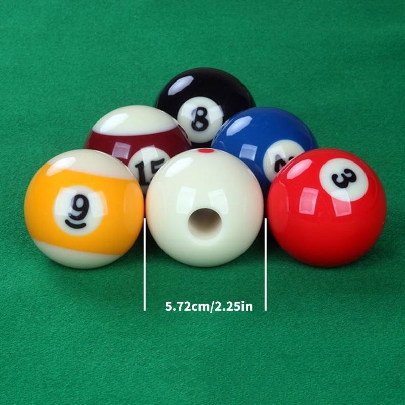 Perforated Billiard Strokes Exerciser Cue Ball with Hole Pool Table Accessories Billiard Strokes Trainer Enduring