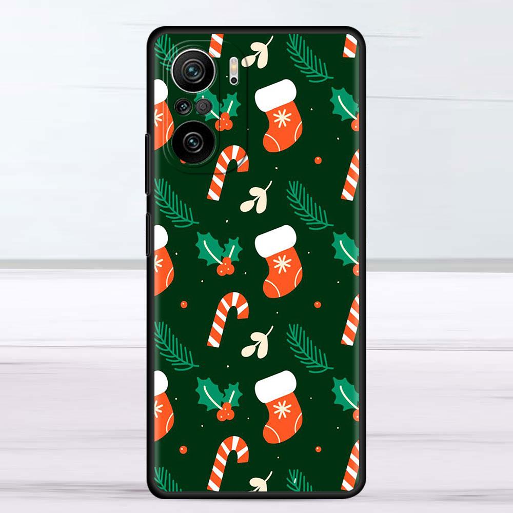 

Чехол для Xiaomi Redmi Note 11 9S 10 9 8 7 9A 9C 9i K40 8T 10C 9T K50 Силиконовый чехол Снег С Рождеством Redmi K40 Pro