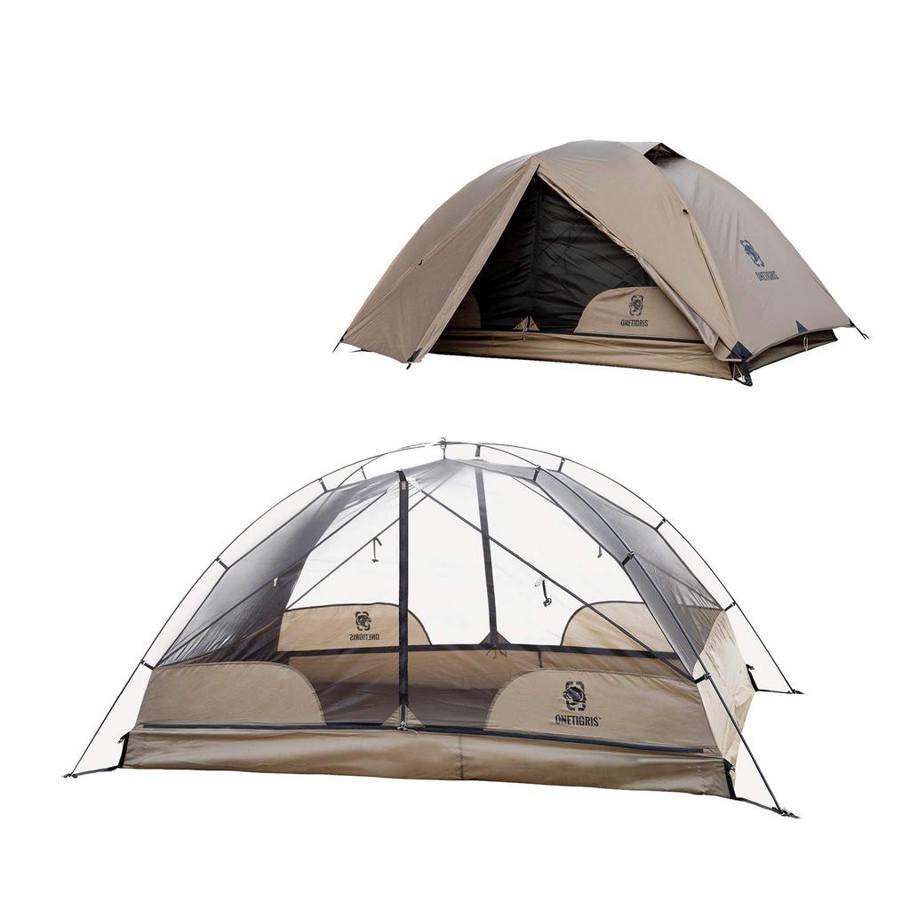 ONETIGRIS COSMITTO Touring Person Solo Easy To Set Backpacking Touring Dome Storage Bag Included Tent, Tent, 1-2 Tent, Up, Tent, Compact, Lightweight,