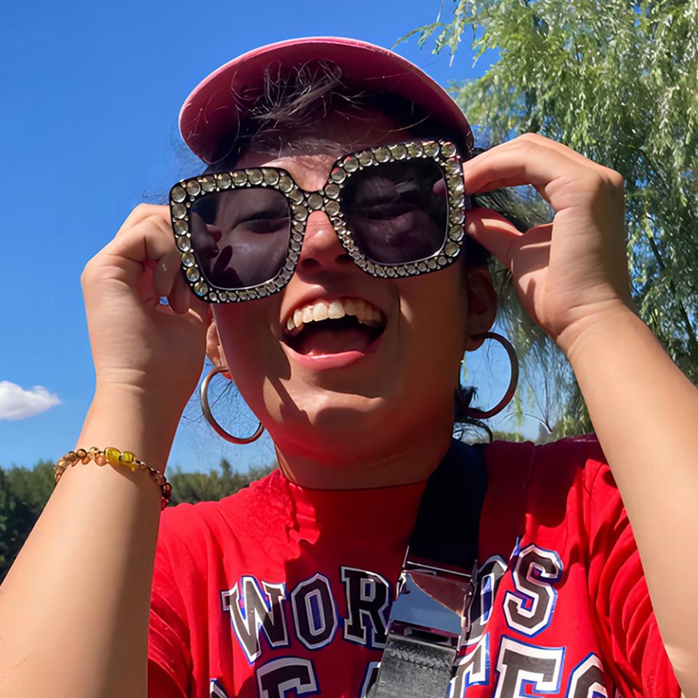 Crystal Oversized Sunglasses for Women Rhinestone Square Diamond Sun Glasses Retro Big Frame Sparkling Eyewear  New