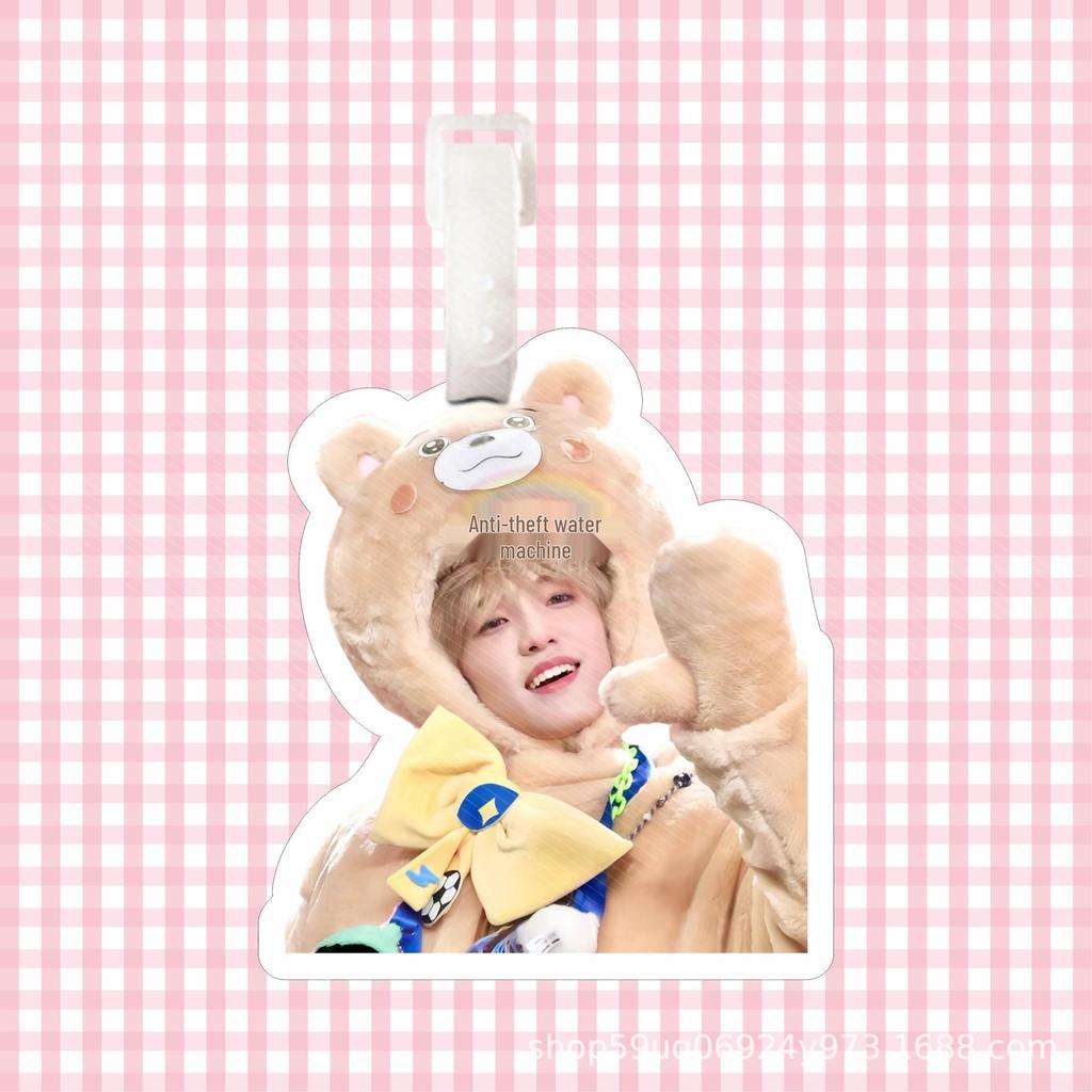 Zhang Zeyu Boy Group Luggage Tag: Backpack Pendant, Travel Case Decoration, Anti-Lost Keychain Tag