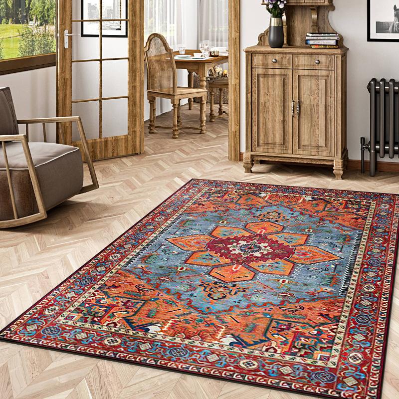 Persia Living Room Carpet Easy Care Crystal Velvet Sofa Tea Table Carpet
