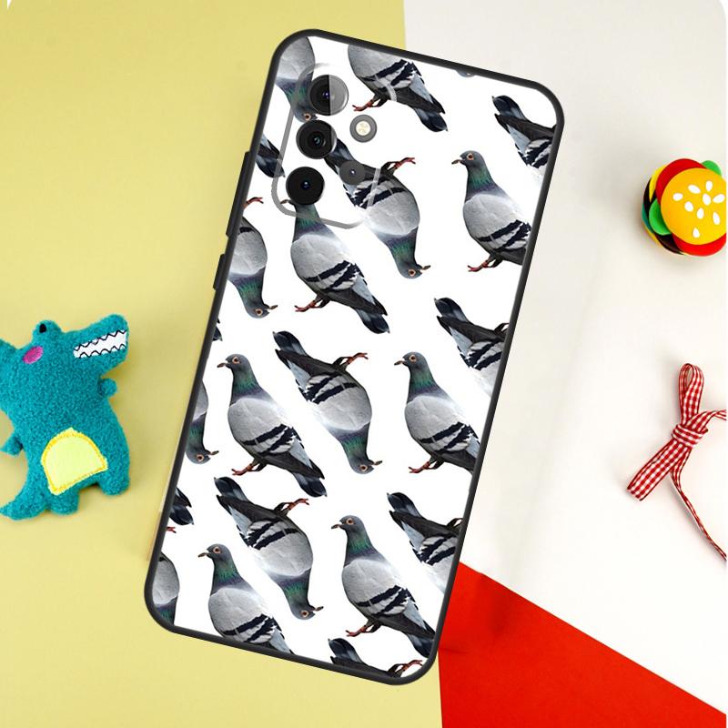 

Коллаж с голубями для Samsung Galaxy A05 A06 A16 A54 A34 A14 A55 A35 A15 A53 A33 A13 A22 A32 A52 Чехол для телефона Samsung A35