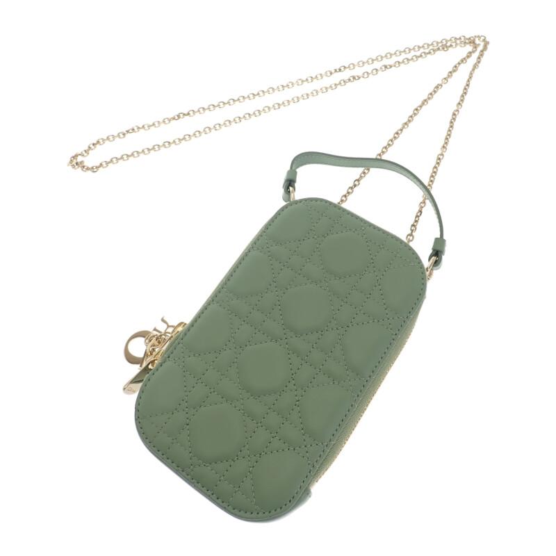 Dior  S0872ONMJ_M59H Shoulder Bag Mint green lambskin Women
