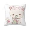 Rilakkuma Sakura Pillow Case Cushion Covers Fashion Zipper Decor Pillowcase for Home