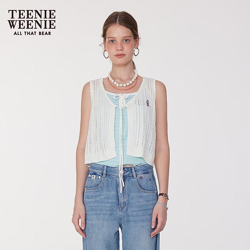 Teenie Weenie Women's Sleeveless Knit Cardigan