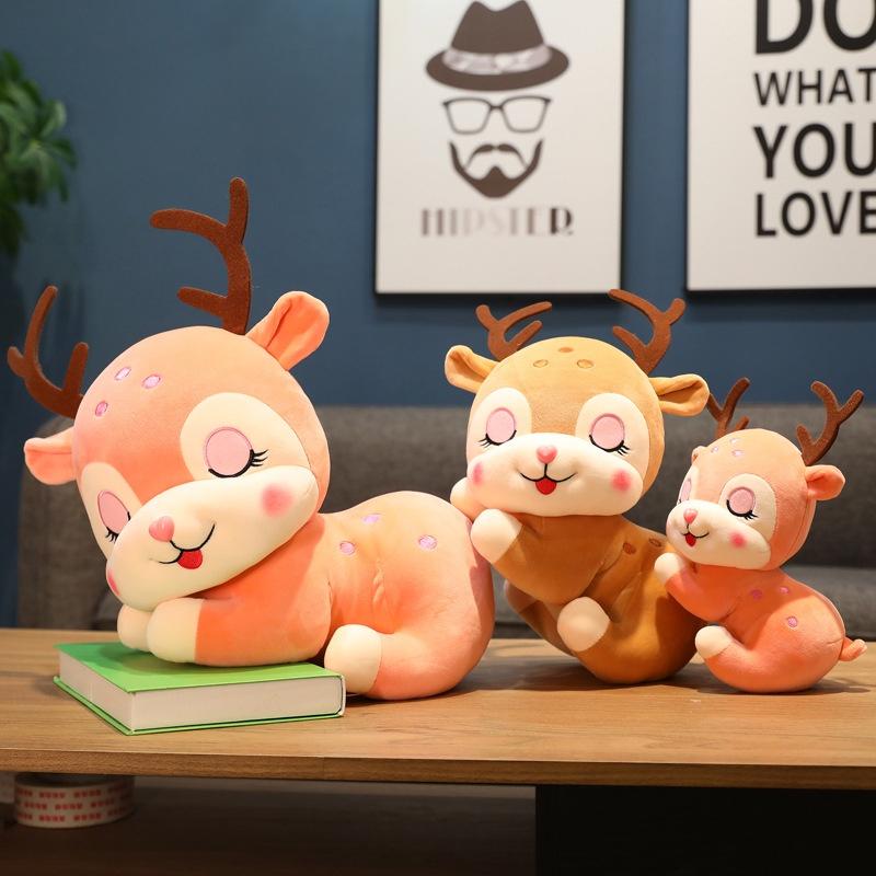 Dreamy Deer Plush Toy Soft And Cuddly Stuffed Animal Crystal Ultra Soft Perfect Gift For Young Adults