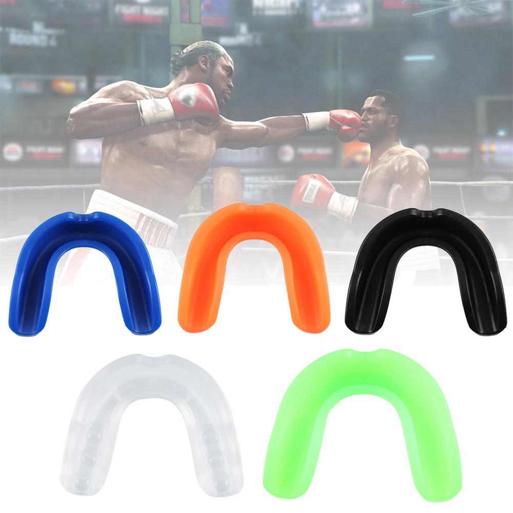 Gum Shield Mouth Guard Boxing Rugby Gel piece Teeth Grinding MMA Protector Kick