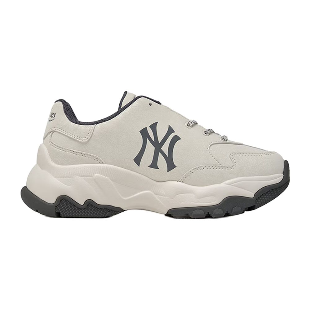 MLB Synthetic Leather Chunky Sneakers Unisex 3ASHCV16N-50IVS