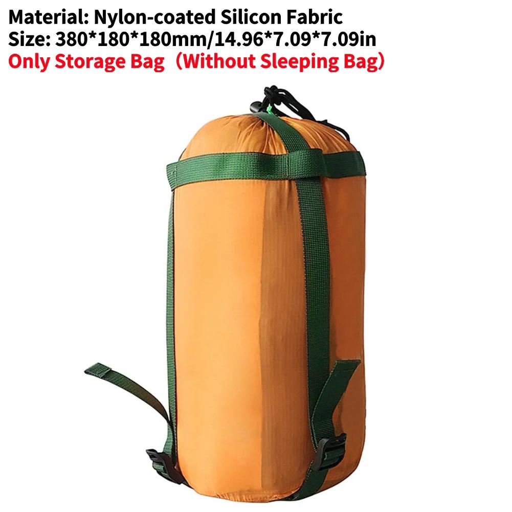 Outdoor Sleeping Bag Stuff Sack Waterproof Sleeping Bag Compression Storage Bag Large Capacity Space Saving for Camping Hiking