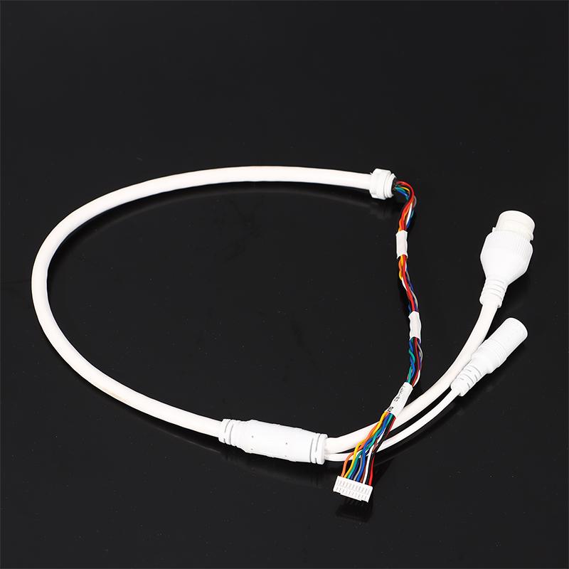 Ethernet Lan Cable Poe Rj45 Network Cable 10 Pin 10 Core For Hikvision Network Ip Camera
