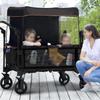 1 PZ Rete Cargo per Carrello Passeggino 70*35cm Robusta Estensibile Pieghevole Rete Cargo Carri da Giardino Forniture Rete Protettiva