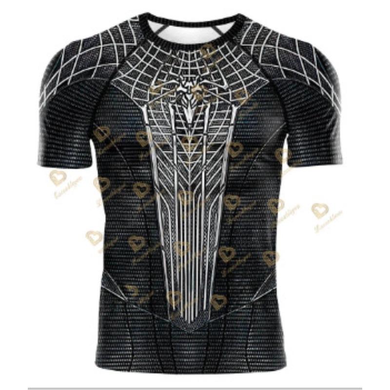 Verano 3D Digital Spider Man El Héroe Regresa Cosplay Periférico Impreso Camiseta de Moda Infantil Casual Cómoda de Manga Corta