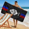 CSKA Moscow Print Beach Towel, Large Soft Quick Dry Towel for Beach Camping Swimming