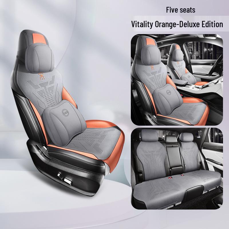 ZFL Sports Leather Seat Cushion Cover for BYD Song PLUS - All-Season Comfort