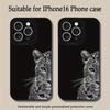 Fashion Leopard Print TPU Phone Case Suitable for iPhone 17 16 15 14 13 12 11 Pro/Max/Plus Anti Drop and Shockproof Back Cover