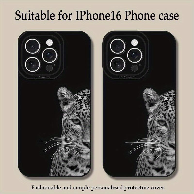 Fashion Leopard Print TPU Phone Case Suitable for iPhone 17 16 15 14 13 12 11 Pro/Max/Plus Anti Drop and Shockproof Back Cover