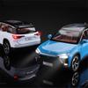 1/24 NIO ES8 SUV Alloy New Energy Car Model Diecast Metal Toy Vehicles Car Model High Simulation Sound and Light Childrens Gifts
