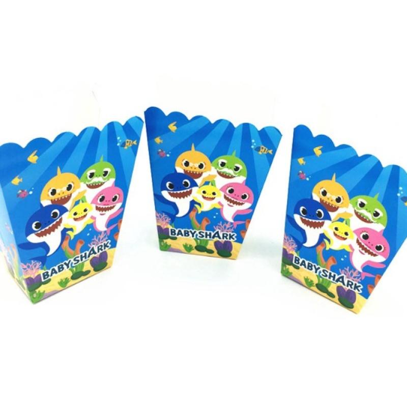 Buy Baby Shark Theme Party Decoration Supplies Disposable Tableware Set