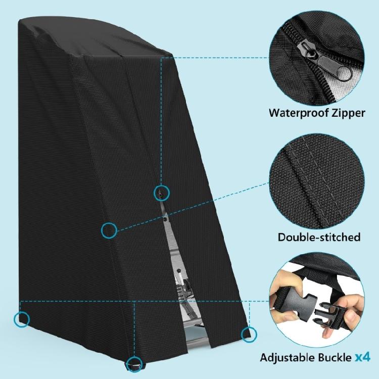 Oxford Cloth Inversion Table Cover Waterproof Gym Equipment Protector Inversion Equipment Protection Covers with Zippers