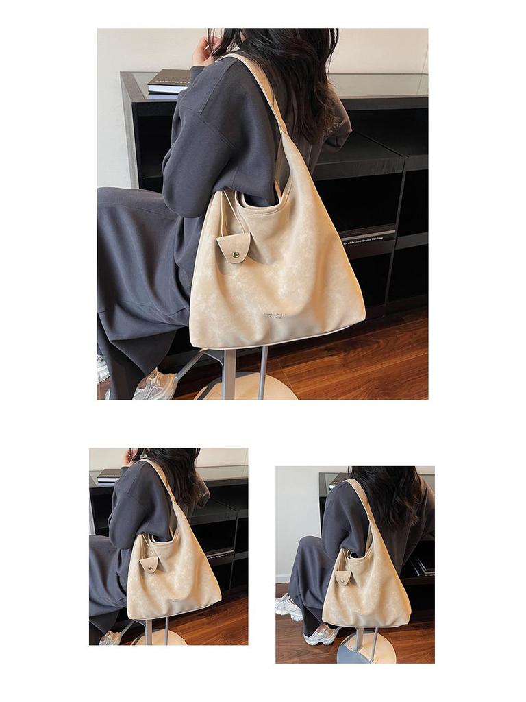 2025 Autumn/Winter Versatile Work Commute Shoulder Bag & Trendy Underarm Bucket Handbag