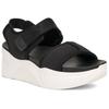 UGG LA Heights Sandale LA Stoff Bequem Schlichte Strandsandalen Damen Sandalen Schwarz 1170552-BLK