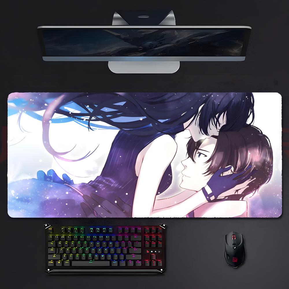 Anime Romantic UUnnamed Memory Mouse Pad Mousepad Large Gaming Lockedge Thickened Pc Table Desk Mat