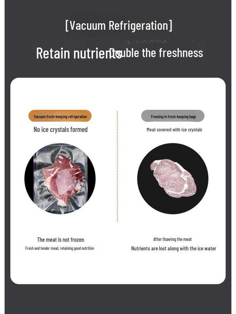 Compact Automatic Wireless Vacuum Sealer for Food Preservation