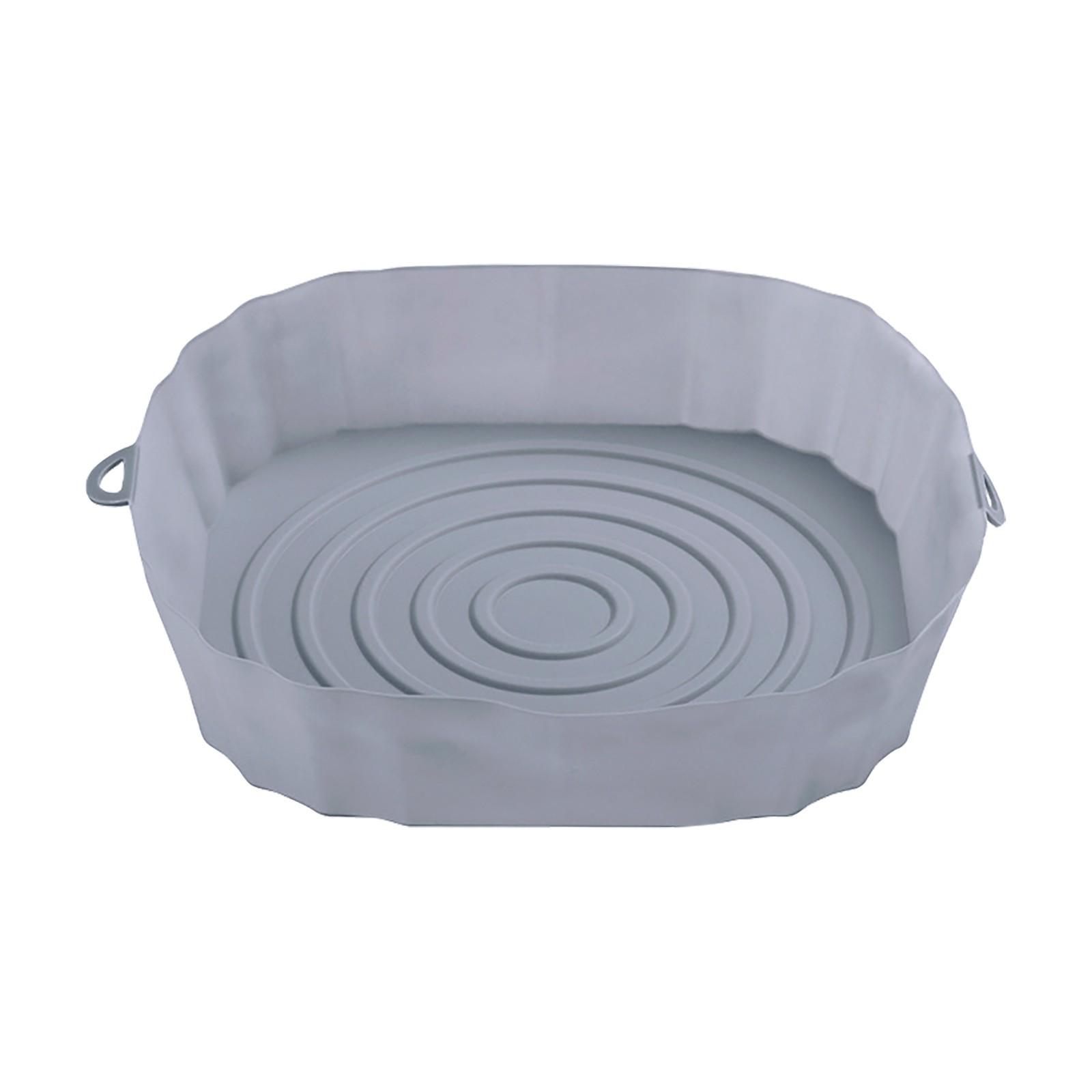 Fryer Silicone Pan Silicone Baking Mat  Fryer Liner,Silicone Multishape Baking Tray One Size