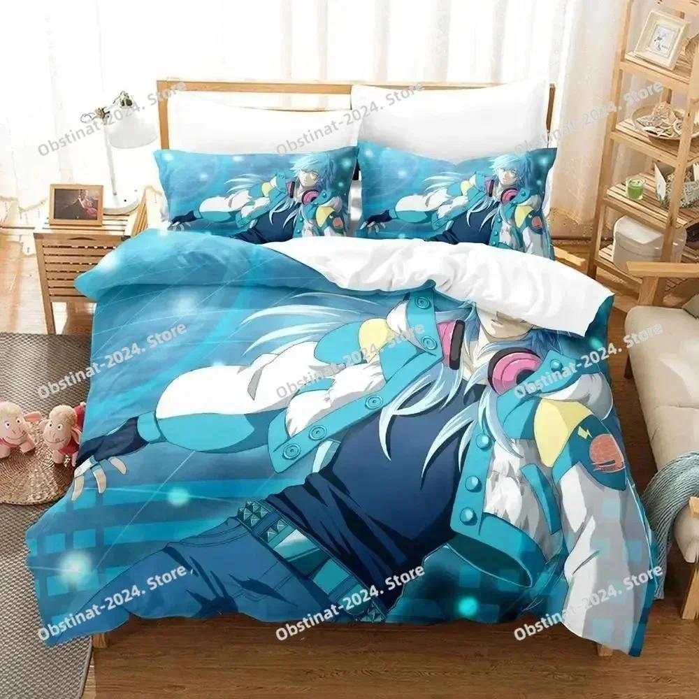 Anime DRAMAtical Murder Game Bedding Set Print single Comforter Quilt Bed Cover Duvet Cover Pillow Case 3 Pieces Kids Adult Size