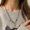 Sweet Spicy Zircon Heart Necklace - Women's Niche Clavicle Sweater Chain