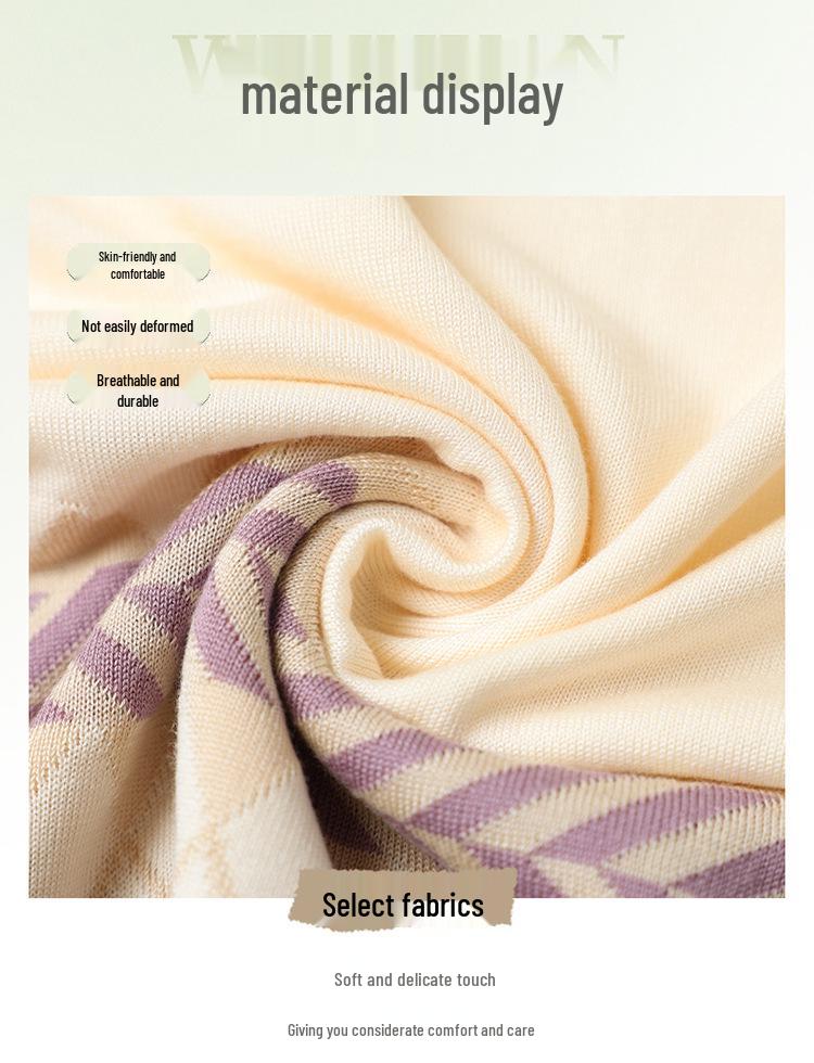 Mom's Spring Knit Cardigan & Summer T-Shirt 2-Piece Set: Stylish Short-Sleeved Top for Middle-Aged & Elderly Women