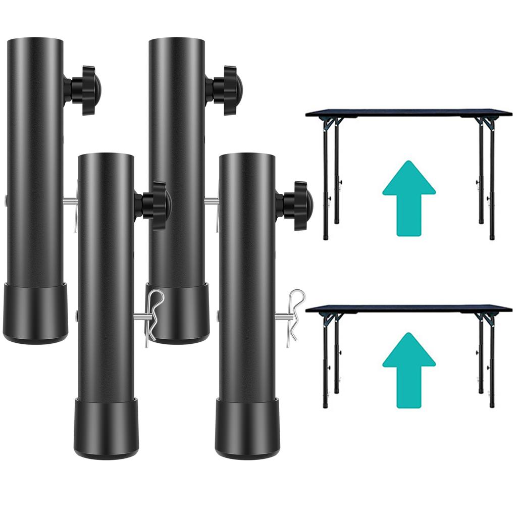 4PCS Table Folding Support Leg Adjustable Furniture Leg Metal Bed Leg Coffee Table Leg Sofa Legs Invisible Feet Replacement Foot