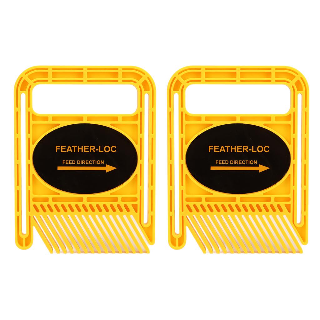 2 Set Featherboard Adjustable Extended Woodworking Track Safety Device for Table Saw Router Tables