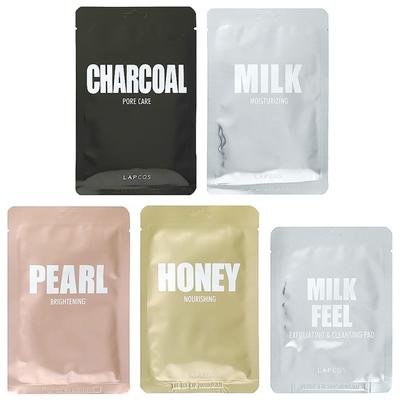 Beauty Variety, Revitalizing Variety Beauty Sheet Mask Set, 4 Sheets + 1 Pad