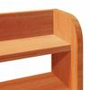 Solid Wood Bed without Mattress Wax Brown 150 x 200 cm Pine Wood