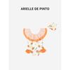 French Arielle De Pinto Girls' Strawberry High Elastic Refreshing One-Piece Swimsuit Summer Clothing Breathable Quick-Drying Swimsuit
