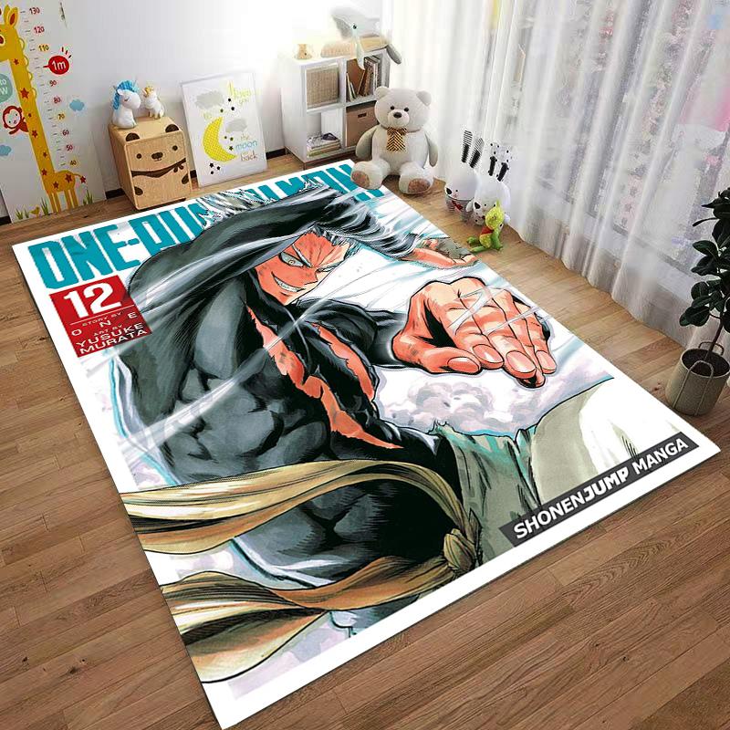 One Punch Man Manga Cover Vol 12 Garuo Villain Art sports illustrated sports art - Plush Accent Carpet statement rug for studio loft apartment