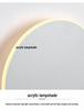 Nordic Modern LED Wall Lamp for Bedroom, Corridor, Staircase - Touch Control, Round Shape - Simple and Stylish Design
