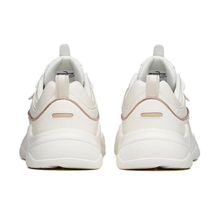 New Anta Life Collection Low Top Chunky Sneakers Women's White Gray Patchwork 922138890-6
