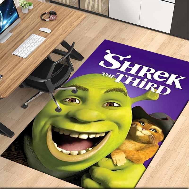 Shrek Bedruckter Teppich für Bürostuhl Wohnzimmer Schlafzimmer Küchenraum Dekoration Geschenke