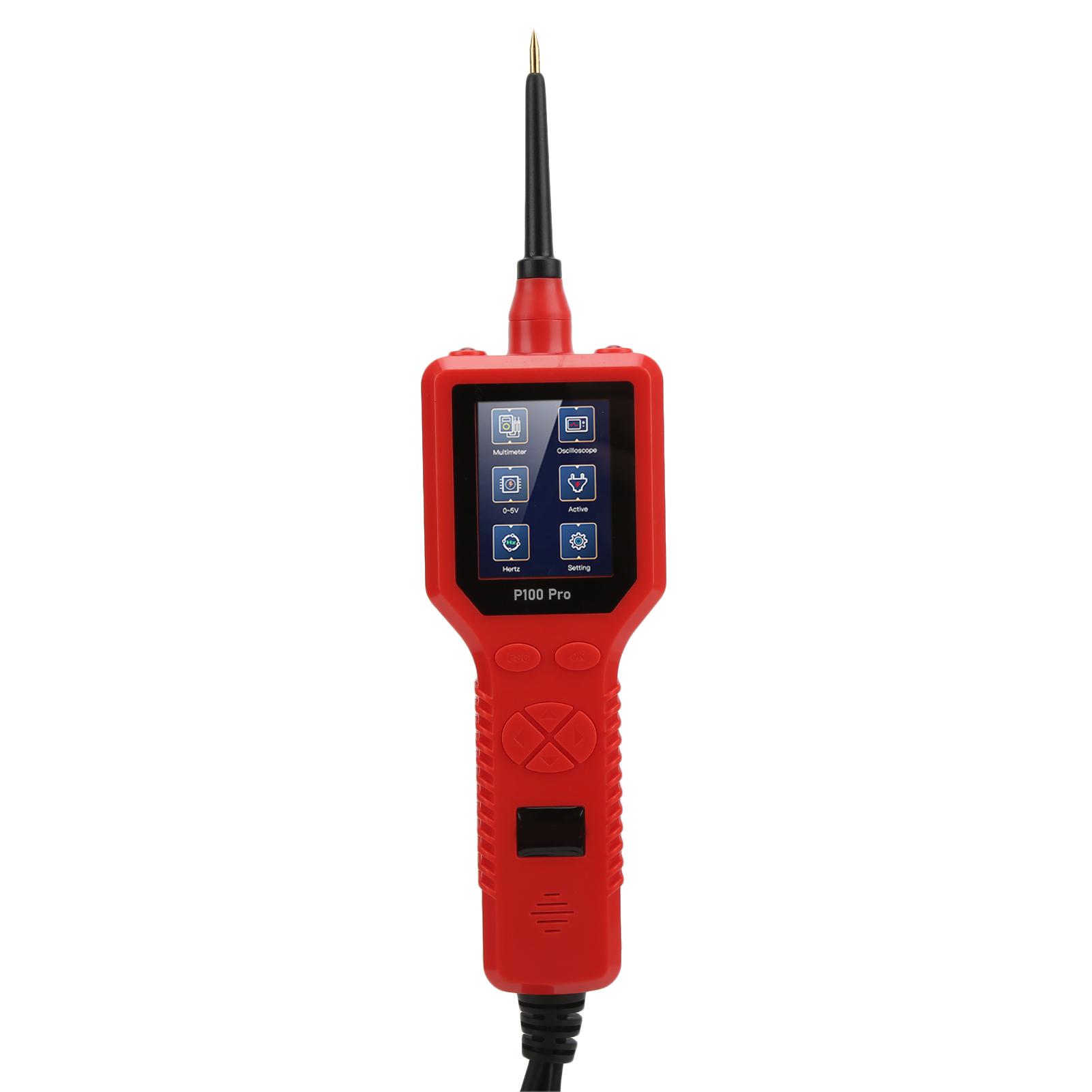 

Анализатор цепи автомобиля Красный тестер инжектора Автомобильный инструмент для электрической системы Цифровой дисплей мультиметр