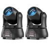 U`King 2pcs 40W LED Beam Moving Head Light RGBW Beam Effect Stage Lights DMX Sound Activated Moving Head Lights