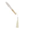 Elegant Lace Flower Hand Fan with Foldable Design Perfect for Daily Use Festivals Parties and Dance Performances