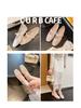 Grape Style Mesh Lace Bowknot Square Toe Hidden Heel Mary Jane Shoes for Women, Summer Collection