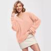 049 Women's V-Neck Loose Sweater: New Autumn/Winter, European American Style