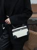 2025 Women's Canvas Patchwork Crossbody Tote - Fashionable Small Square Casual Bag
